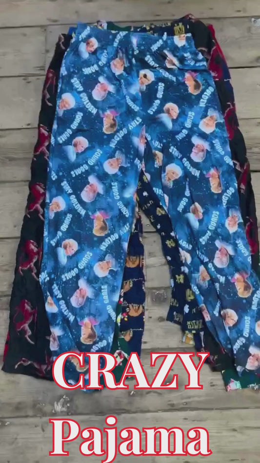 10 X Vintage CRAZY Pajama (Wholesale)