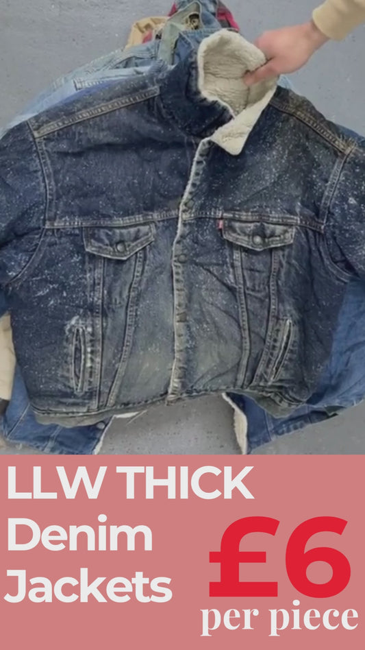 Pack of 11 X LLW Thick Denim Jackets