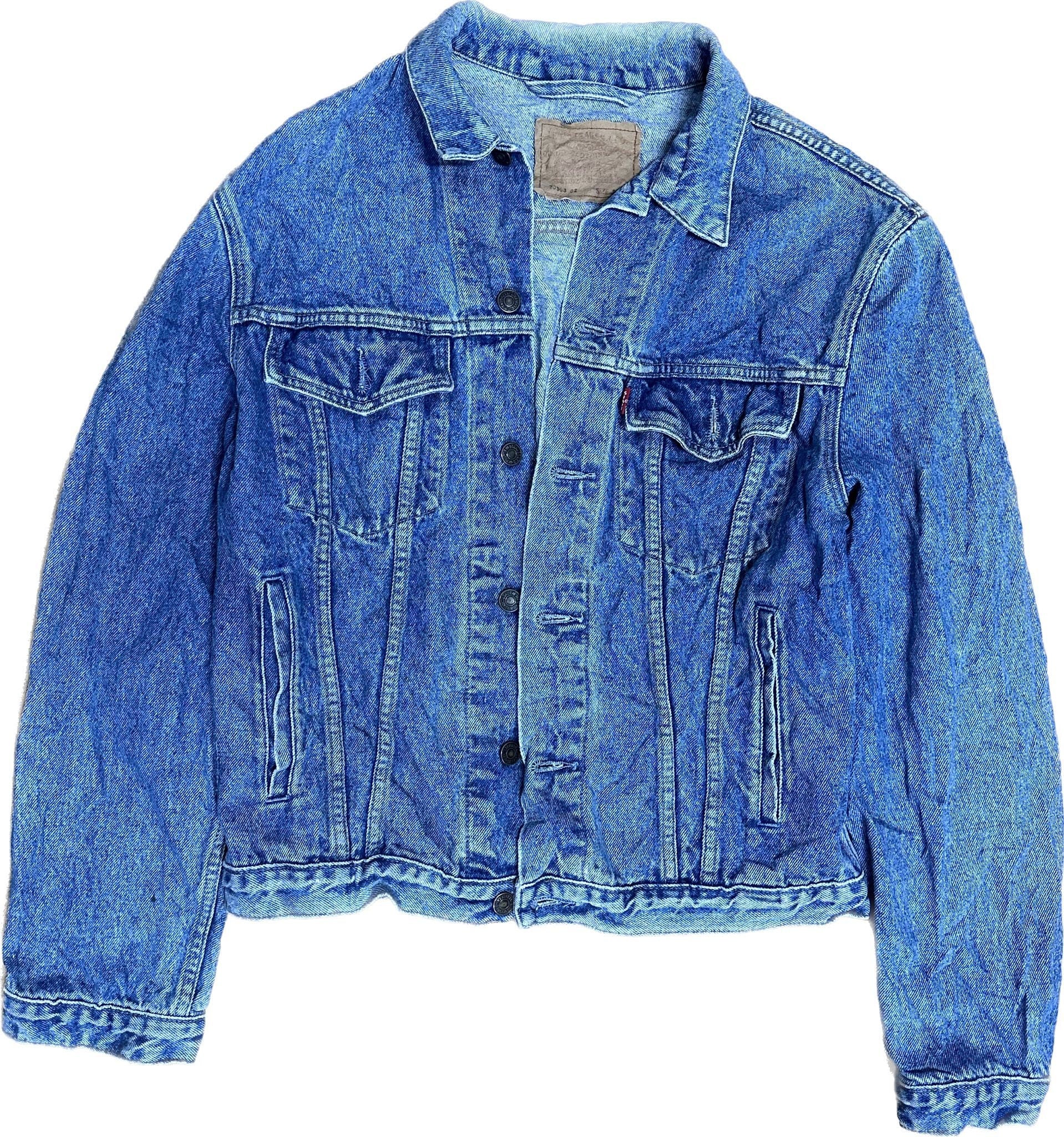 Vintage 80s 90s Mens Trucker Denim Jacket - Grade A Quality