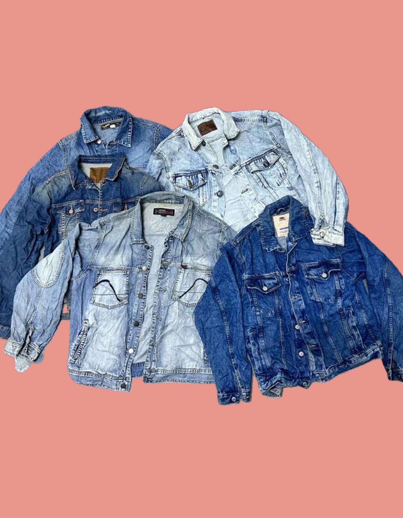 Vintage 80s 90s Mens Trucker Denim Jacket - Grade A Quality