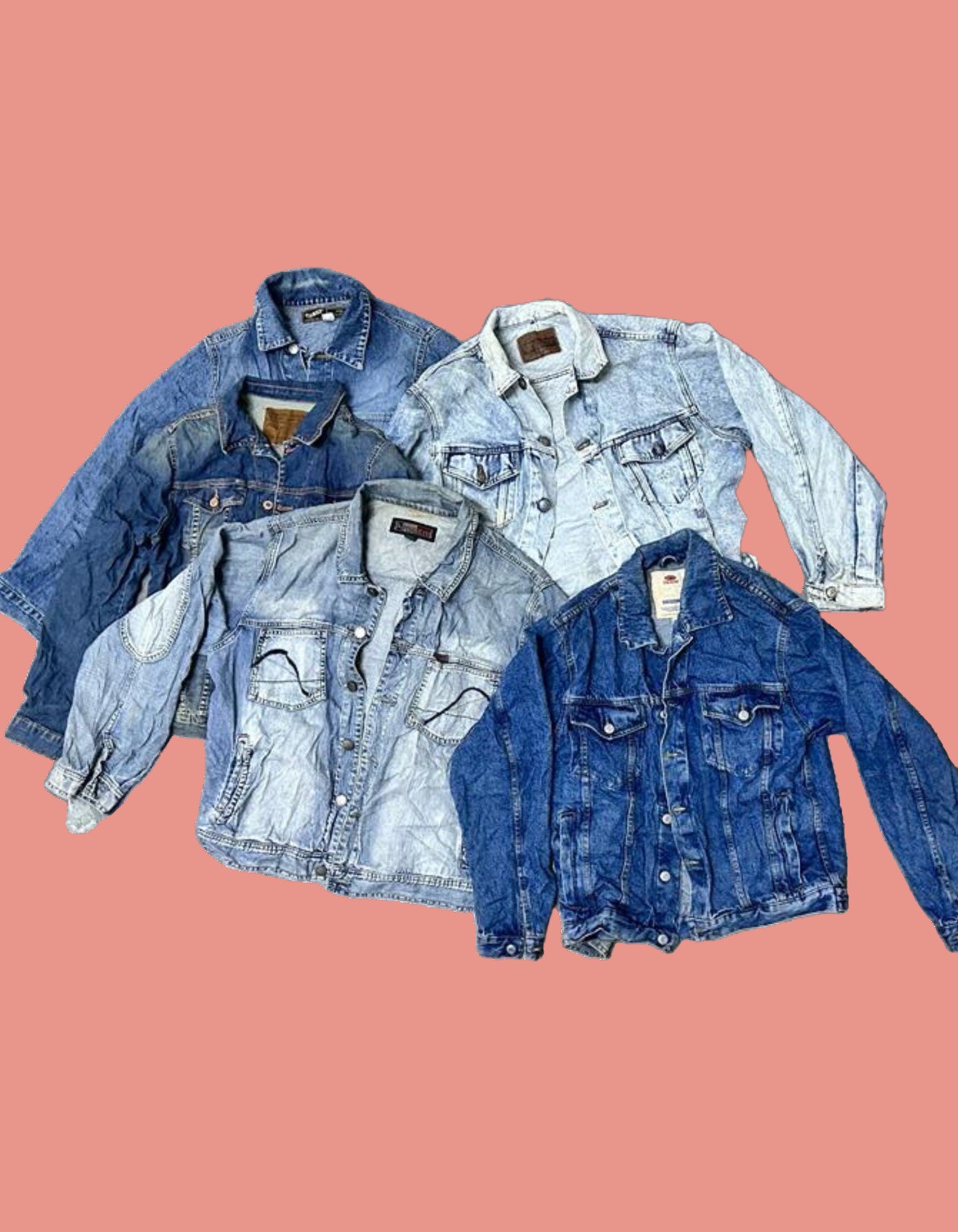 Vintage 80s 90s Mens Trucker Denim Jacket - Grade A Quality
