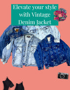 Vintage 80s 90s Mens Trucker Denim Jacket - Grade A Quality